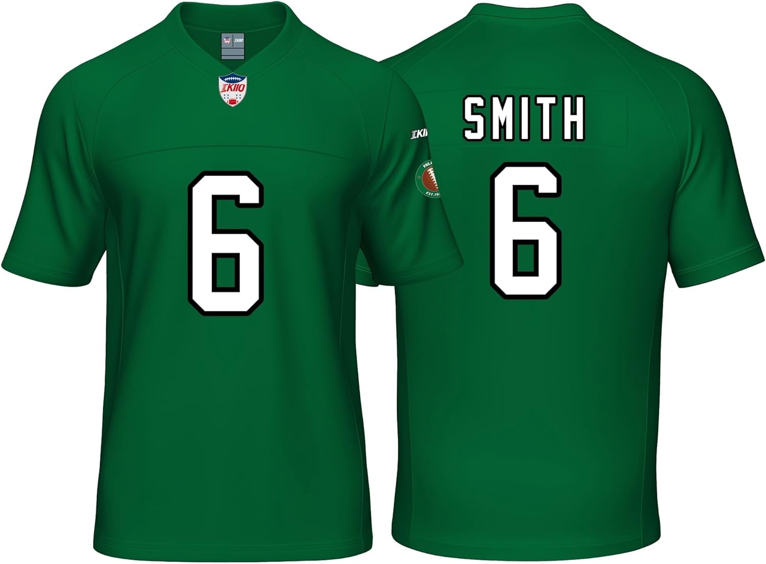 Mens/Youth Football Stitched T-Shirt for Sports Fan No Brand/Logos