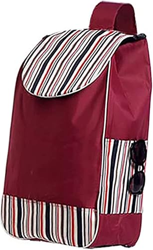Bolsa de repuesto para carrito de compras de 30 litros, bolsa de repuesto para carrito, bolsa de tela Oxford impermeable portátil, bolsa ligera para