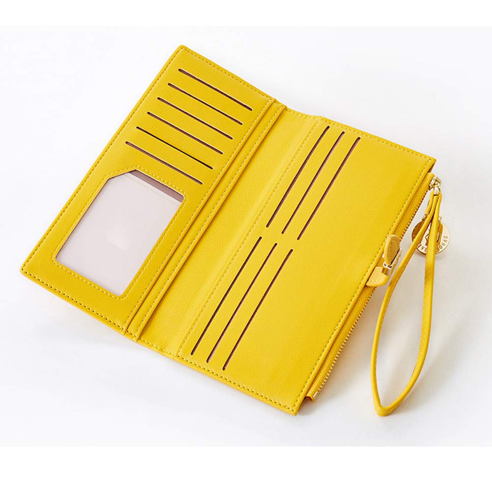 Portafoglio da donna in pelle PU con cinturino da polso borsa a mano per telefono cellulare regalo per donne ragazze