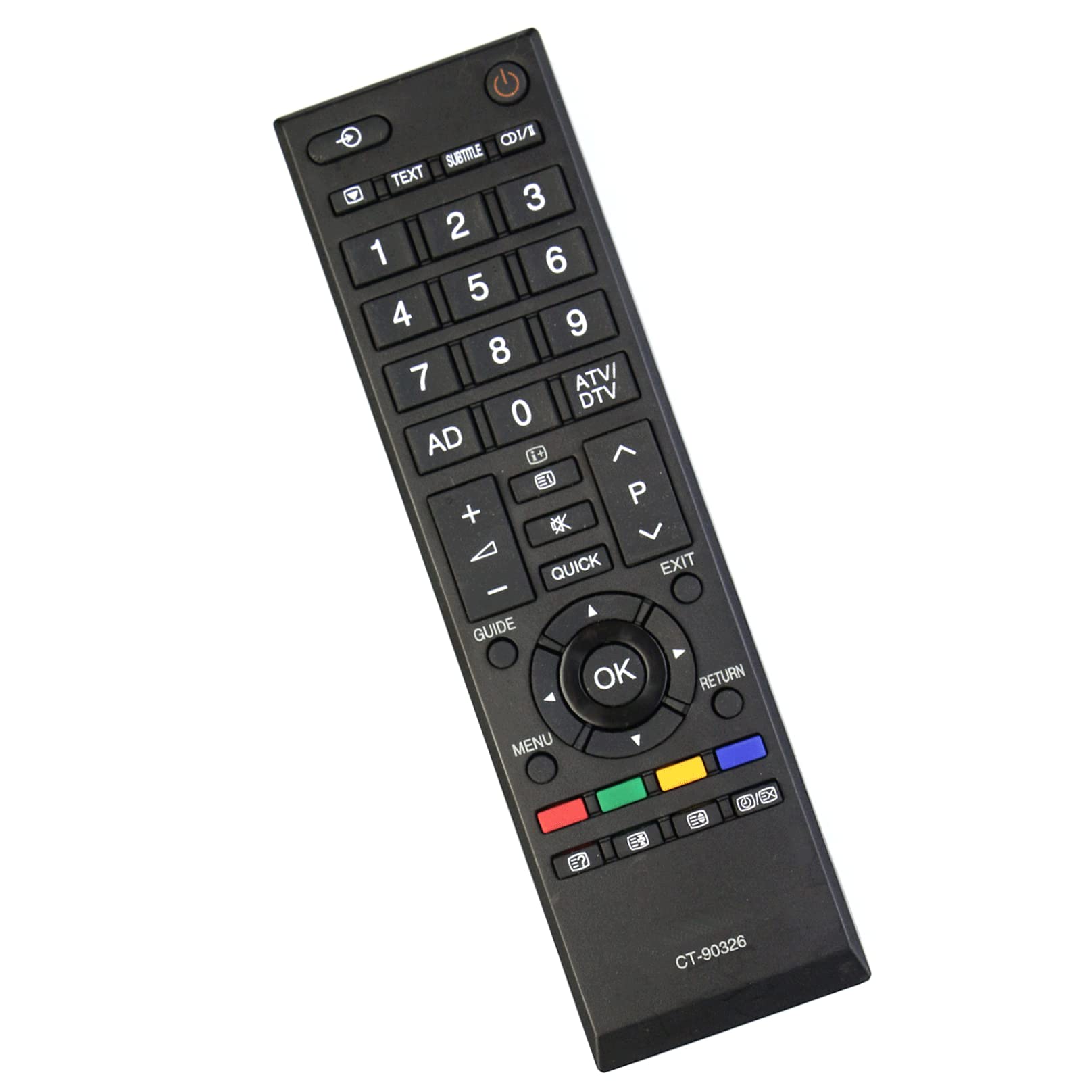 Télécommande De Remplacement Pour TV Toshiba 46XV623D/625D/626D - Neuf, Compatible Avec Plusieurs Modèles