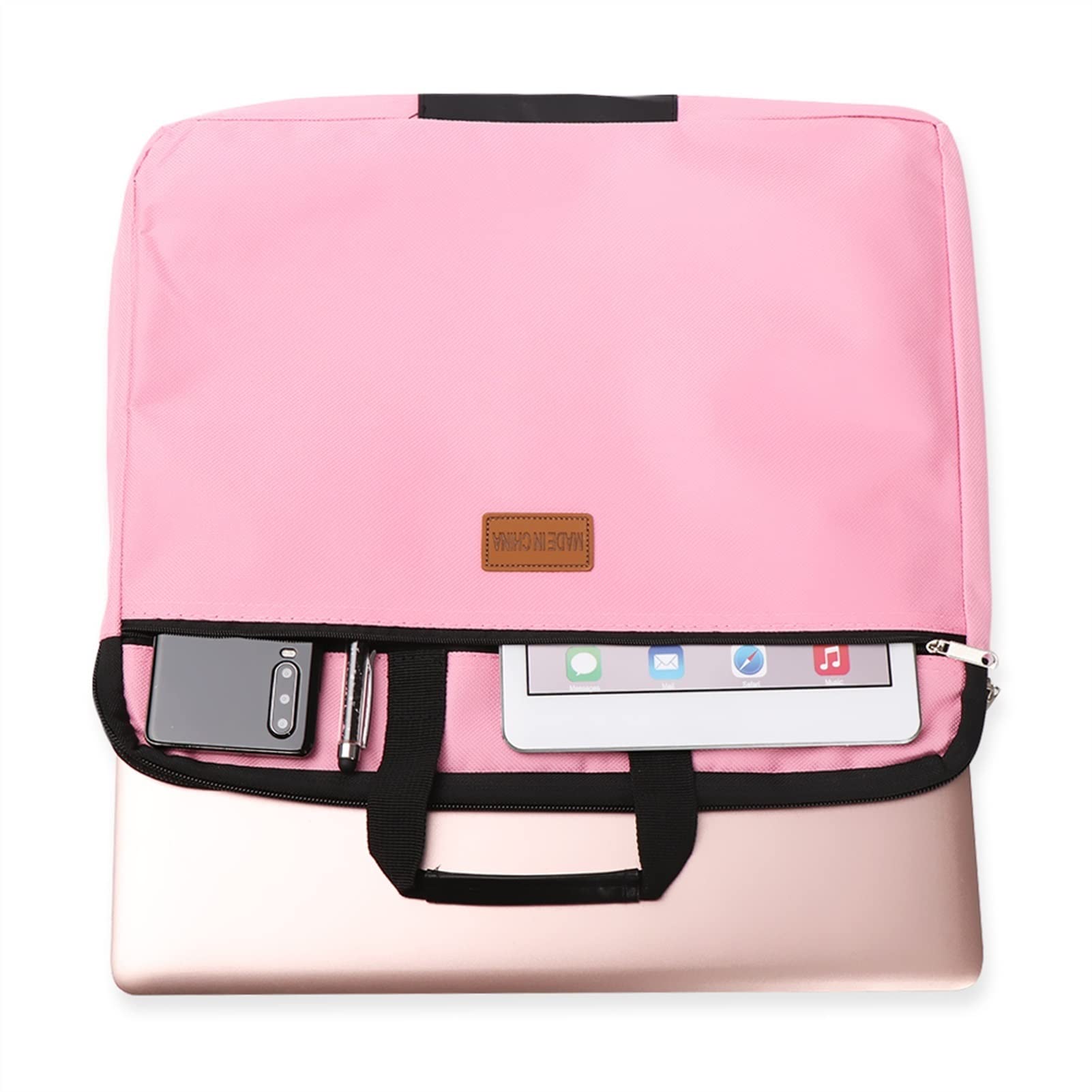 Enveloppes de classement A4 Taille Double Calques Fichiers Sac Oxford Tissu Big Capacité Dossier de fichier imperméable avec poignée Zipper Toile Livre d'entreprise Dossiers en plastique (Color : A1