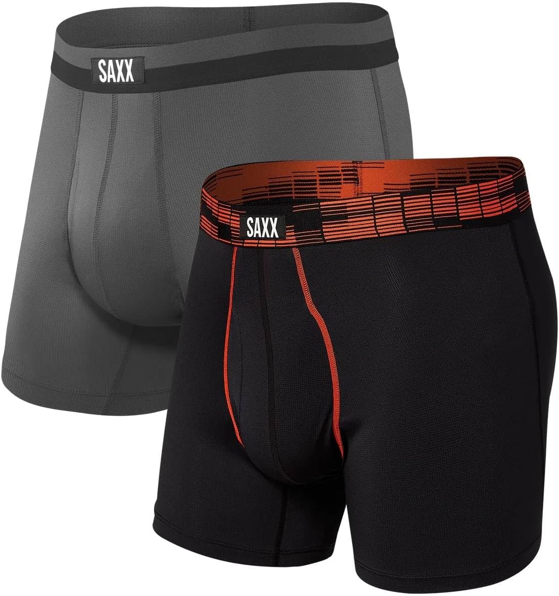 SAXX Men's Underwear -ULTRA Super Soft Boxer Briefs with Fly and Built-In Pouch Support- Underware for men, Pack of 2