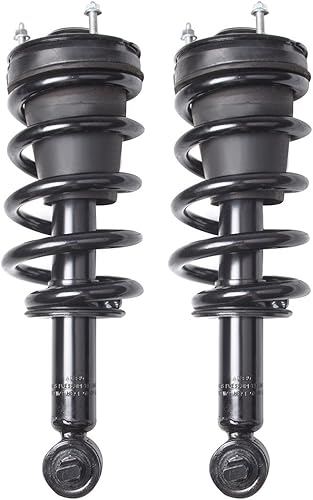 AUTOMUTO Amortiguadores y muelles Quick-Strut Compatibles con 07-13 para Chevrolet Avalanche, 07-14 para Chevrolet Suburban 1500, 07-14 para