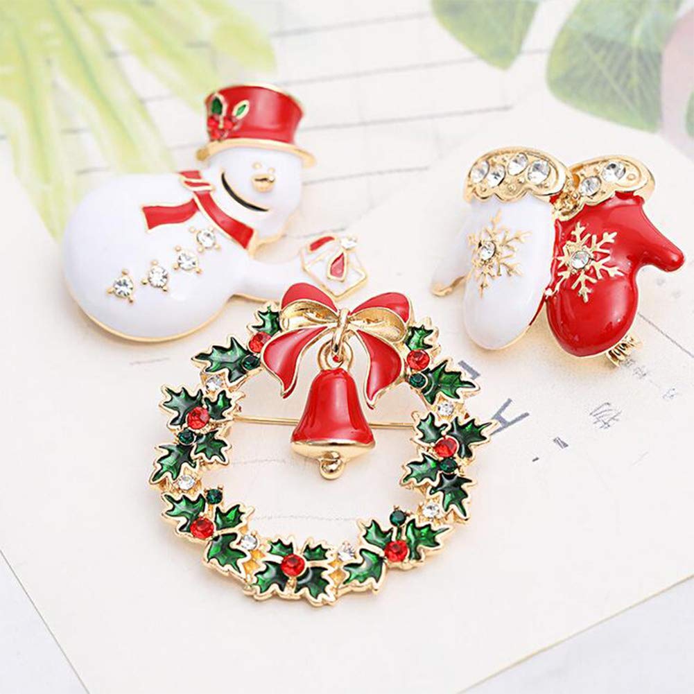 Spille Natalizie Con Strass - 12 Pezzi Per Decorazioni E Regali - Foto 3