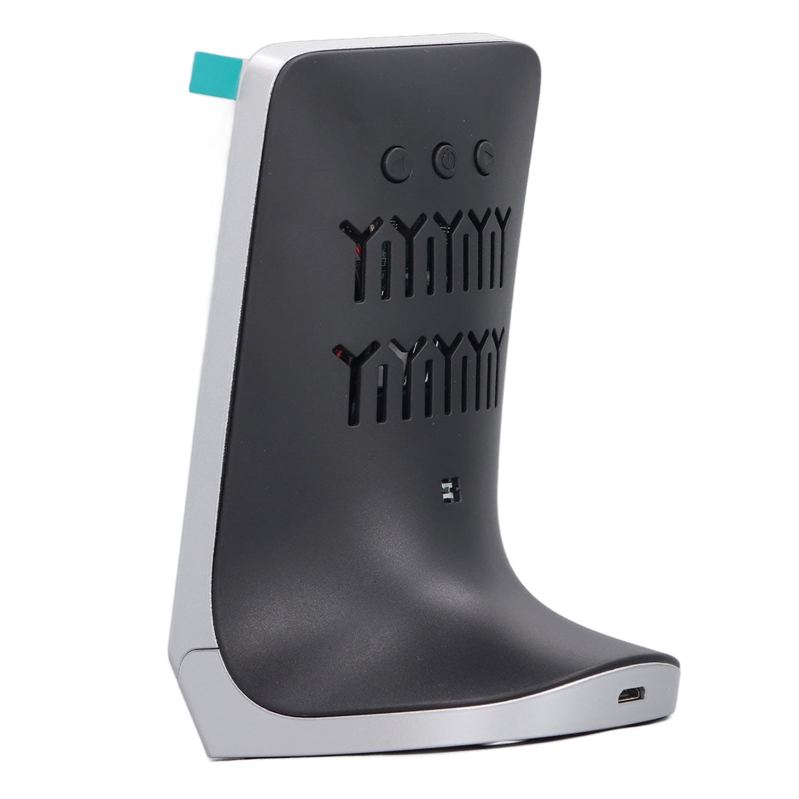 Probador de calidad del aire interior SustVita con tecnología infrarroja NDIR, sensor de partículas PM2.5, detector digital de CO2 y pantalla de temperatura/humedad con batería de