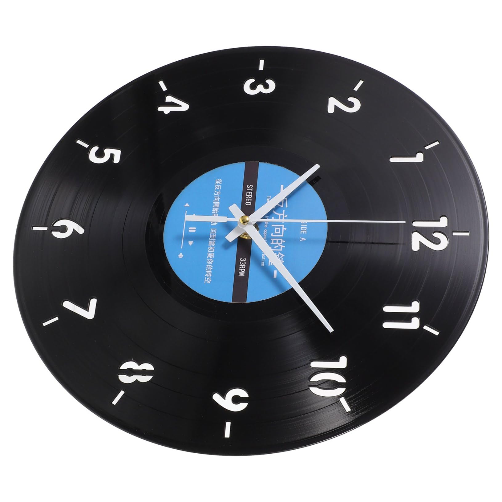 Horloge murale à rotation inverse Alipis pour en finir avec la déco banale