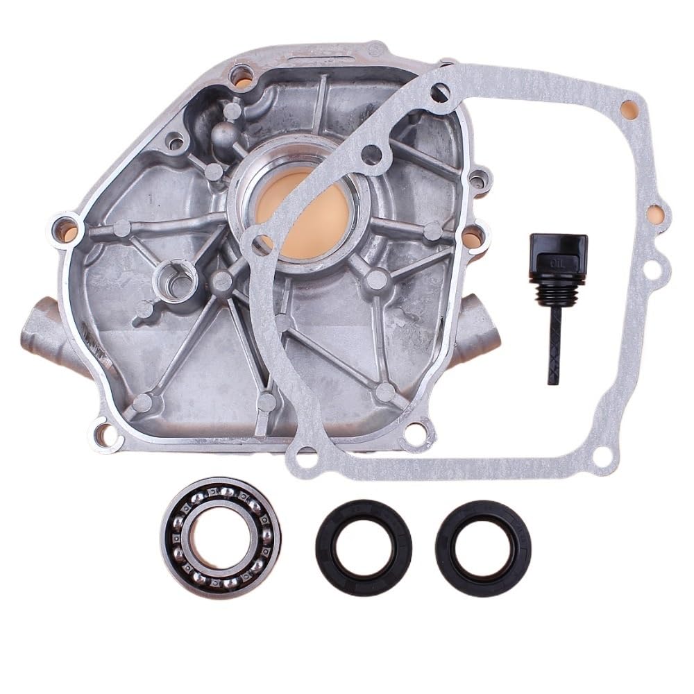 1 Uds. Kit de Tapa Aceite con Sellos rodamiento Bolas cigüeñal for GX160 GX200 Chino 168F 5.5HP 6. Generador Motor cortacésped