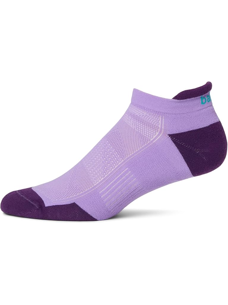 Purple balega Hidden Contour No Show Tab