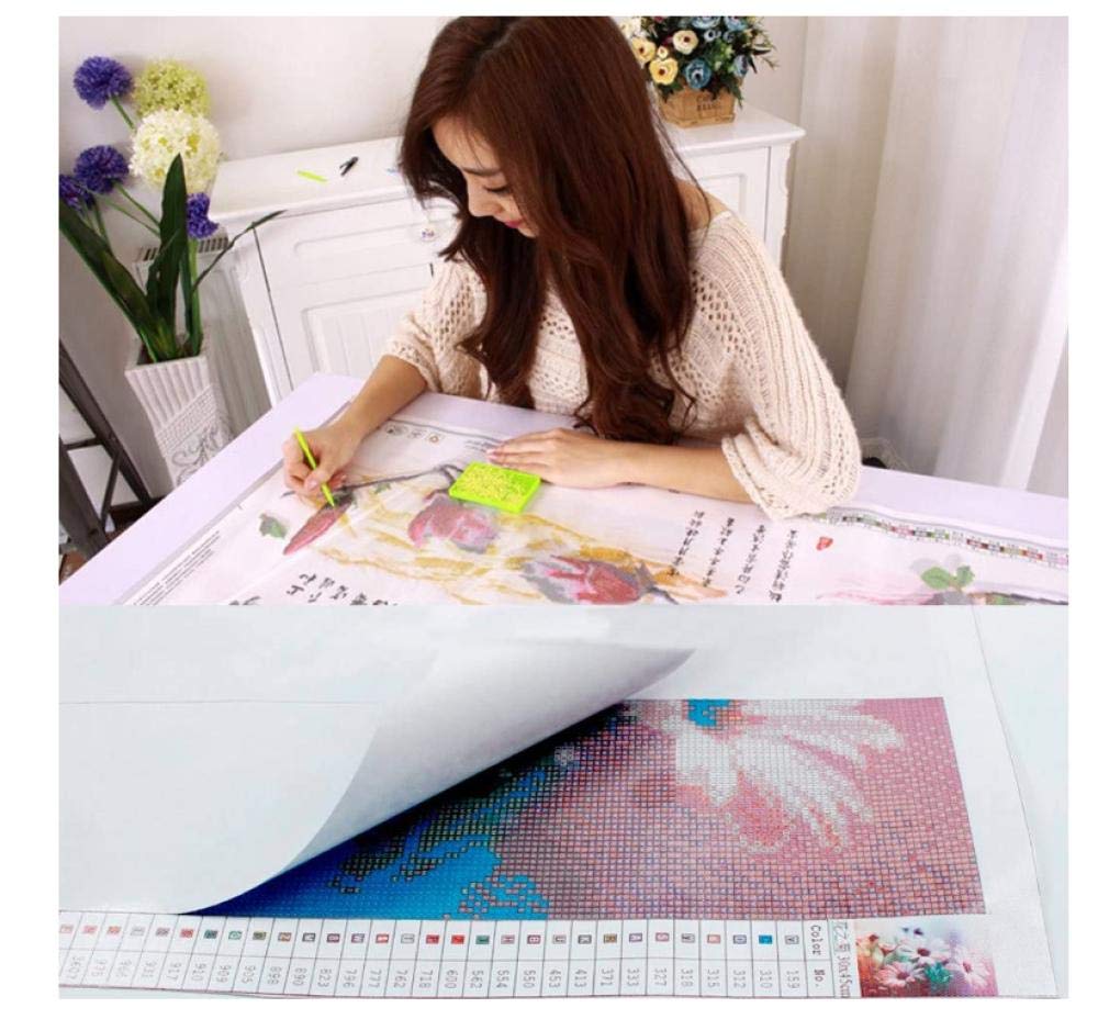 Upigi Diamond Art Kit For Adults - Full Drill 5D Round Diamonds, 12x16 Inch Landscape Beach Painting, DIY Home Decor - View #8