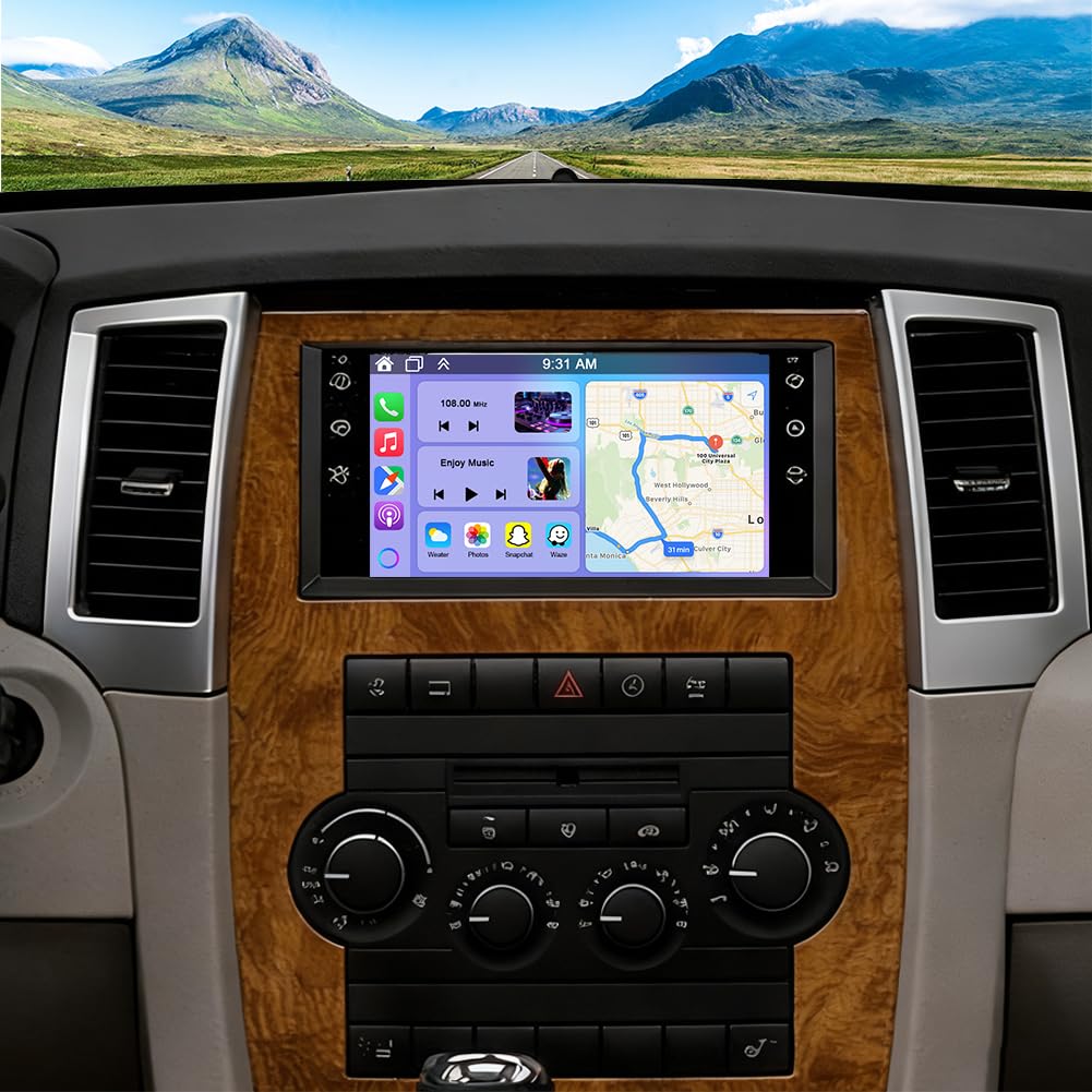 Oskkude Car Stereo Radio and included accessories