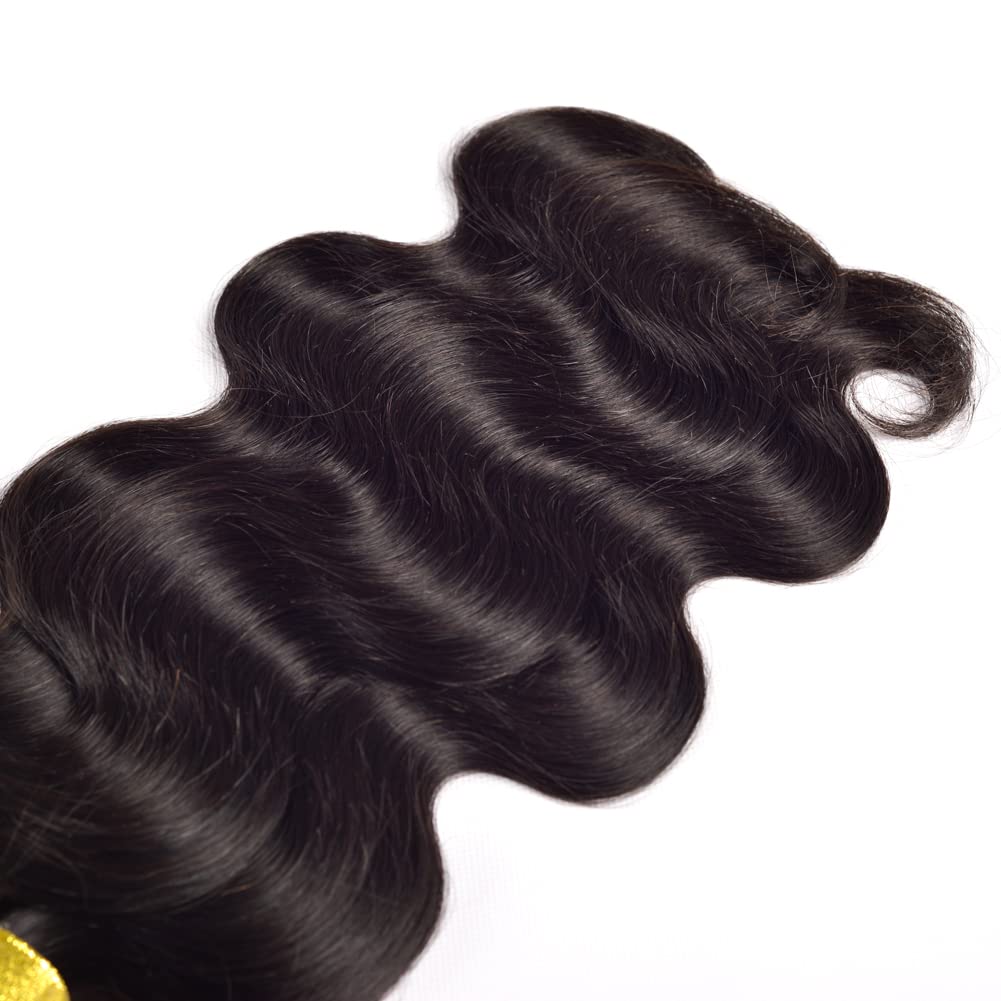 Lot de 3 trames de cheveux humains vierges péruviens crépus bouclés de qualité 8A (66 cm, 71 cm, 76 cm, 76 cm, couleur naturelle)