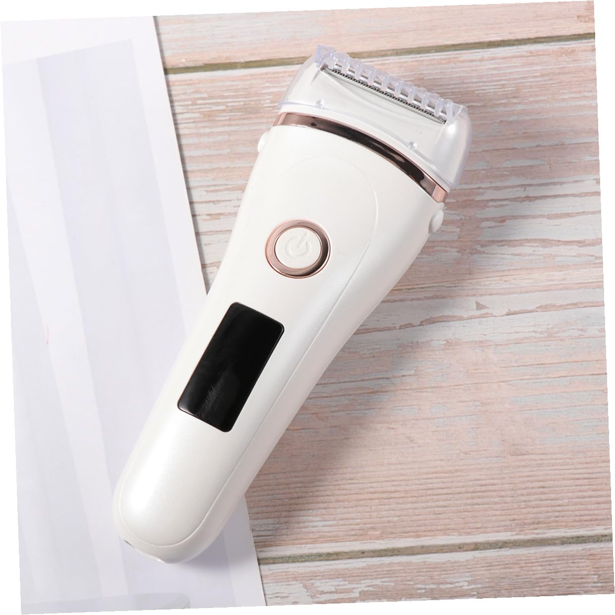 Healeved Epilatore Elettrico Donna Rasoio Corpo e Bikini Display Led, Ricaricabile Usb, Pelle Liscia, Materiale Abs e Acciaio Inox