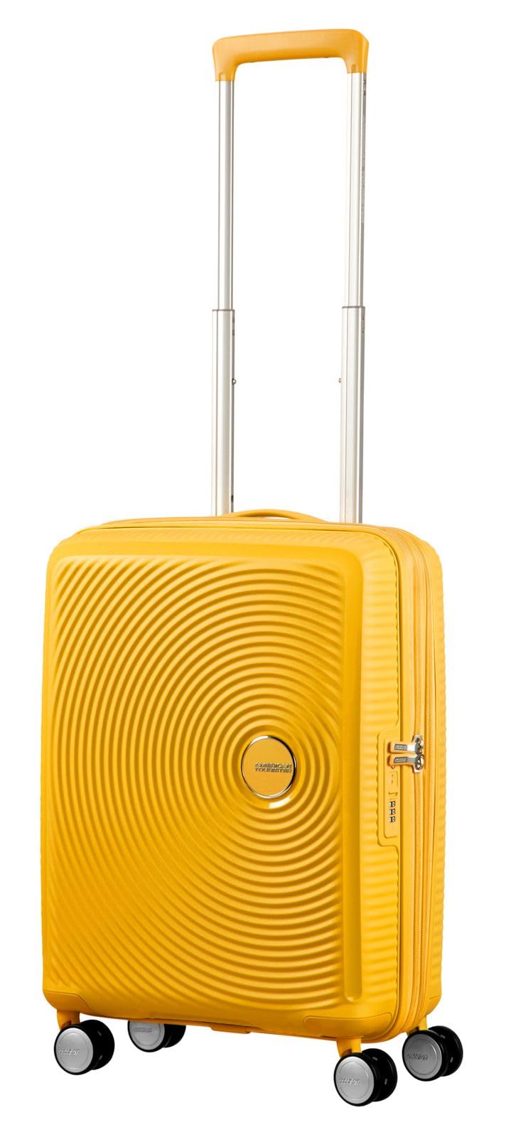 American Tourister Soundbox - Spinner S Expandible Maleta de Cabina, 55 cm, 35.5/41 L, Amarillo (Golden Yellow) — view 6