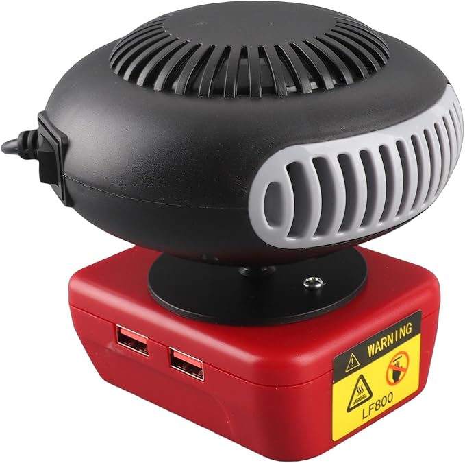 Calefactor Eléctrico Portátil 200W con 2 Temperaturas y Rotación 360° miniatura 6
