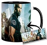 Swat Shemar Moore Tasse Ceramique Int�rieure et Poign�e Noire Mug