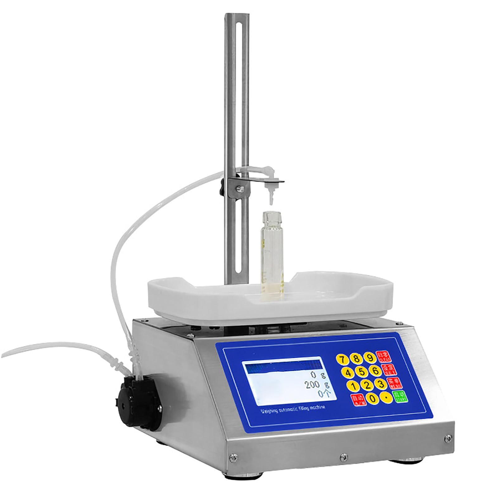 Máquina De Llenado De Líquido, 1-50 Ml De Máquina De Llenado De Líquido Automático, (precisión De 0.1 Ml) Bomba Peristáltica Machina De Llenado, Caudal Máximo: 90m/min para Aceite Esencial
