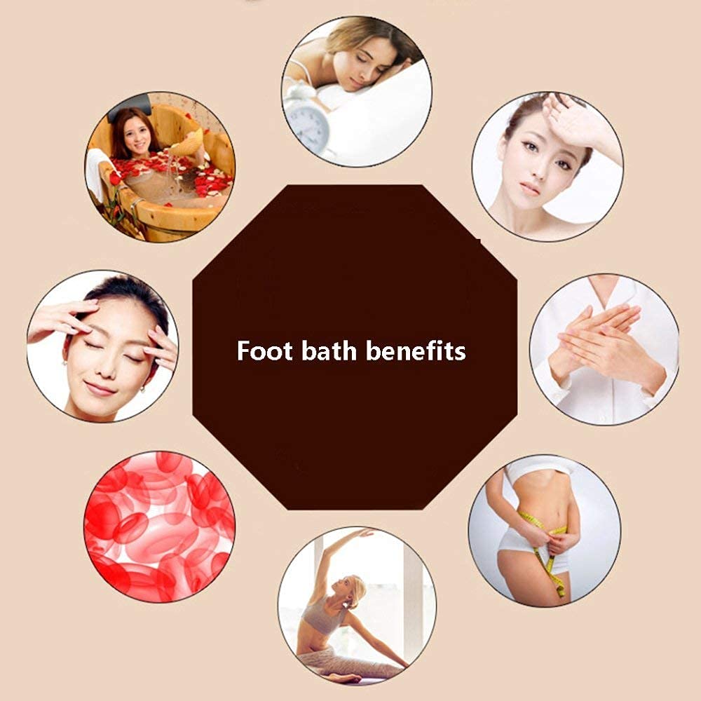Wiadro do kąpieli z naturalnego drewna, drewniane beczki Umywalka do pedicure Pachnąca jodła Beczka do kąpieli do stóp z pokrywką Pogrubiająca stopa dla dorosłych Drewno z litego drewna Umywalka z