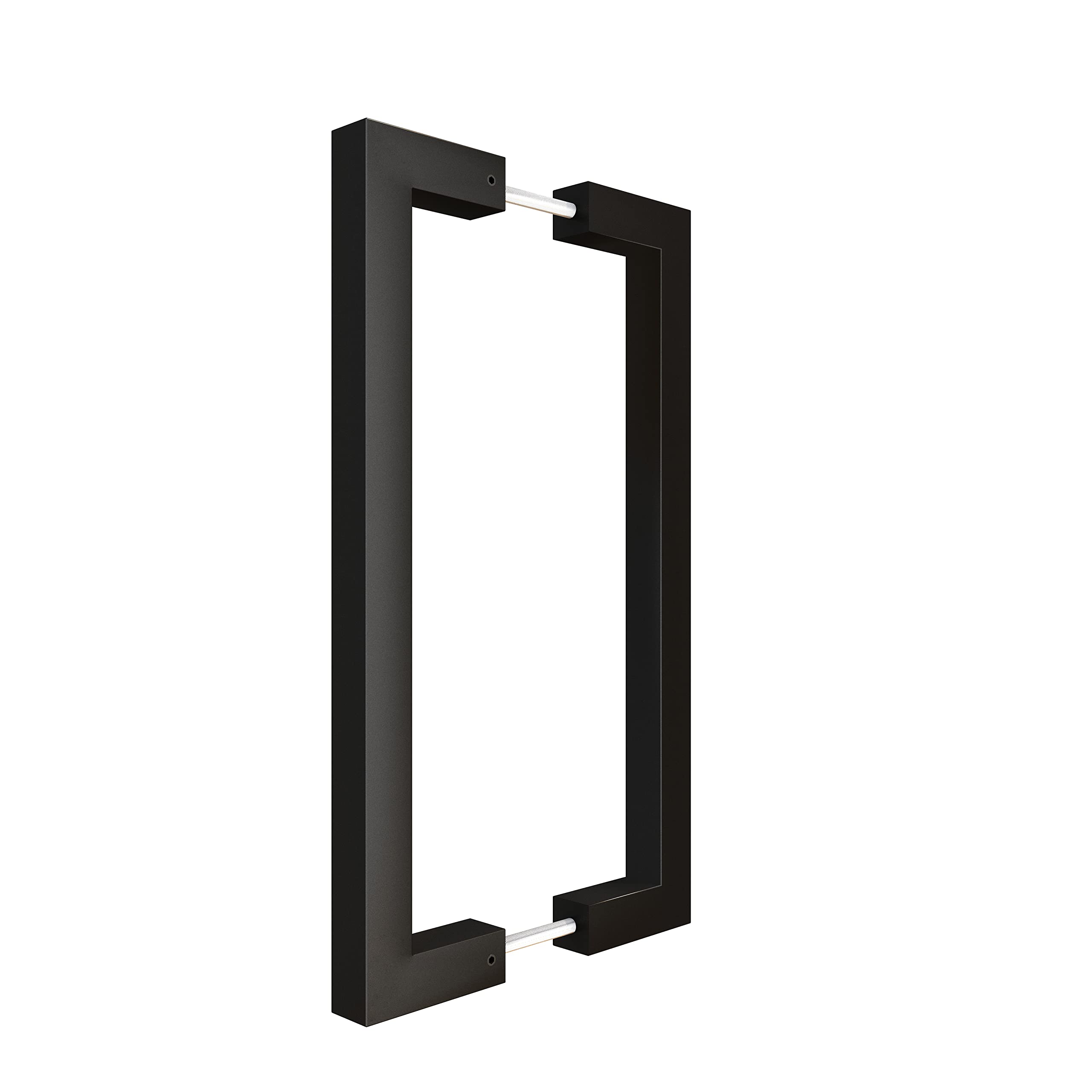 Buy JUBEST 12" Matte Black Sliding Barn Door Handle,Push Pull Bar Handle,Heavy Duty Double Sided