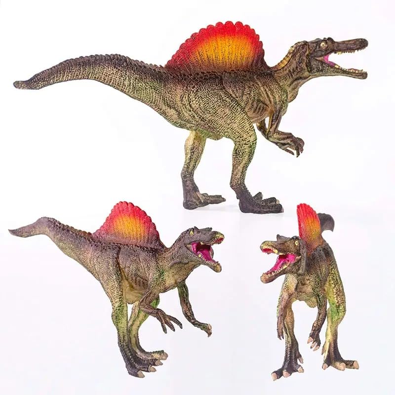 Image of SUPER TOY Spinosaurus Realistic Dinosaur Toy for Kids 3-15 Years Big Size, 10 Inch Jumbo Dinosaur Action Figure Wildlife Educational Animal Toy for Boys Girls Realistic Detailed Dino Collection