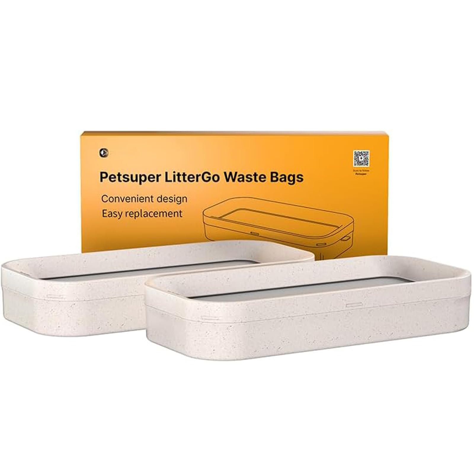 QSMYUYE 2026NEW Selbstreinigende Katzentoilette Müllsack für QSMYUYE PLT01 Selbstreinigende Katzentoilette, Spezialmüllsäcke zum automatischen Verpacken