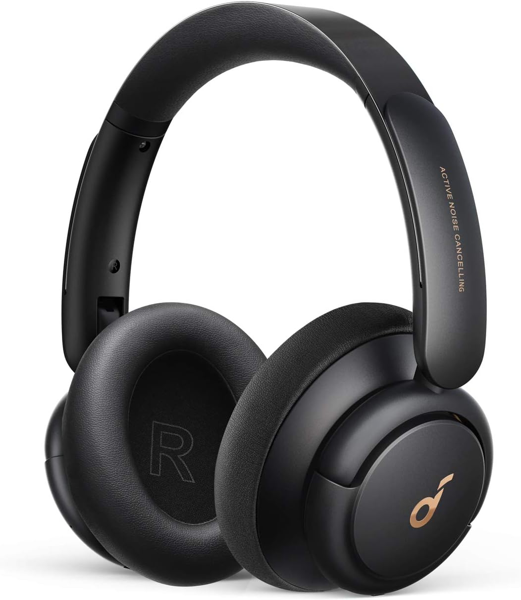 Anker Soundcore Life Q30 Hybrid Active Noise Cancelling Headphones with Multiple Modes, Hi-Res Sound, Custom EQ via App, 40H Playtime, Comfortable Fit, Bluetooth Headphones, Multipoint Connection