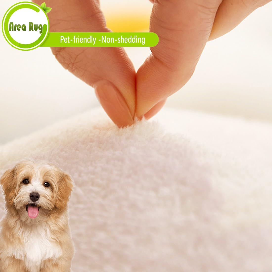 Tapis Beige De Forme Irrégulière, Épais, Doux, en Fausse Laine, Lavable, pour Salon, Chambre À Coucher, Salle De Bain, Tapis De Sol, Adapté Aux Animaux Domestiques(Beige A,100cmX160cm)