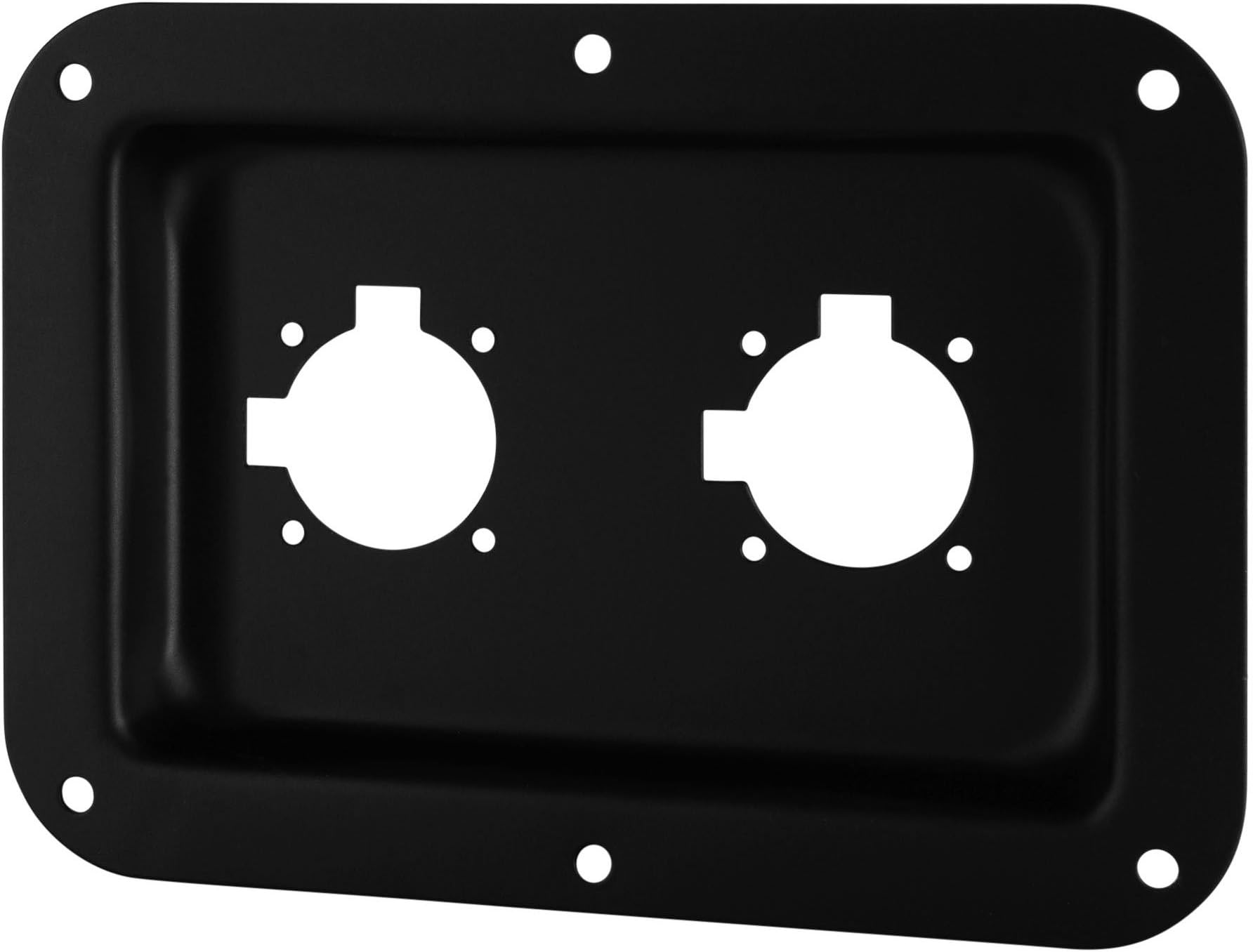 Penn-Elcom D028K Dish Two EP/NL4MR Black 5" x 7"