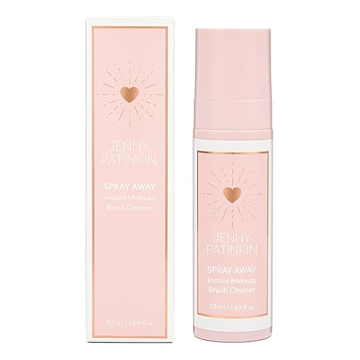 Spray Away, Instant Makeup Brush Cleaner Spray, Cleaning Solution for Makeup Brushes, Vegan, Professional & Travel-Size Makeup Brush Cleaner Spray, Quick-Drying (1.69 Fl Oz)