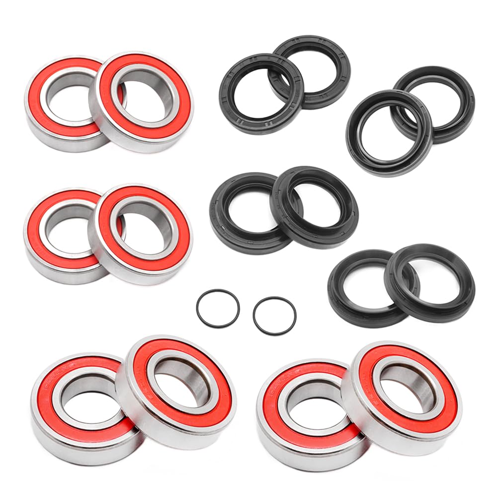 Rodamientos y sellos de rueda delanteros y traseros para Yama-ha Rhino 450 Rhino 660 Rhino 700 2005-2013 931064280000 931063880000 931063804700