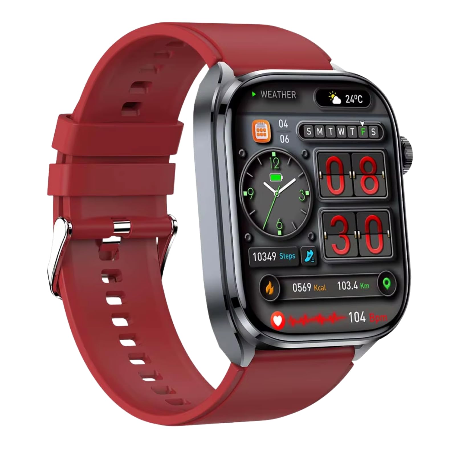 2025 Smart Watch with Bluetooth Calling & ECG HRV Tracking | SpO2 Heart Rate Fitness Tracker, Sleep Monitor, Sports Modes Waterproof Smartwatch for Android iPhone-image-29