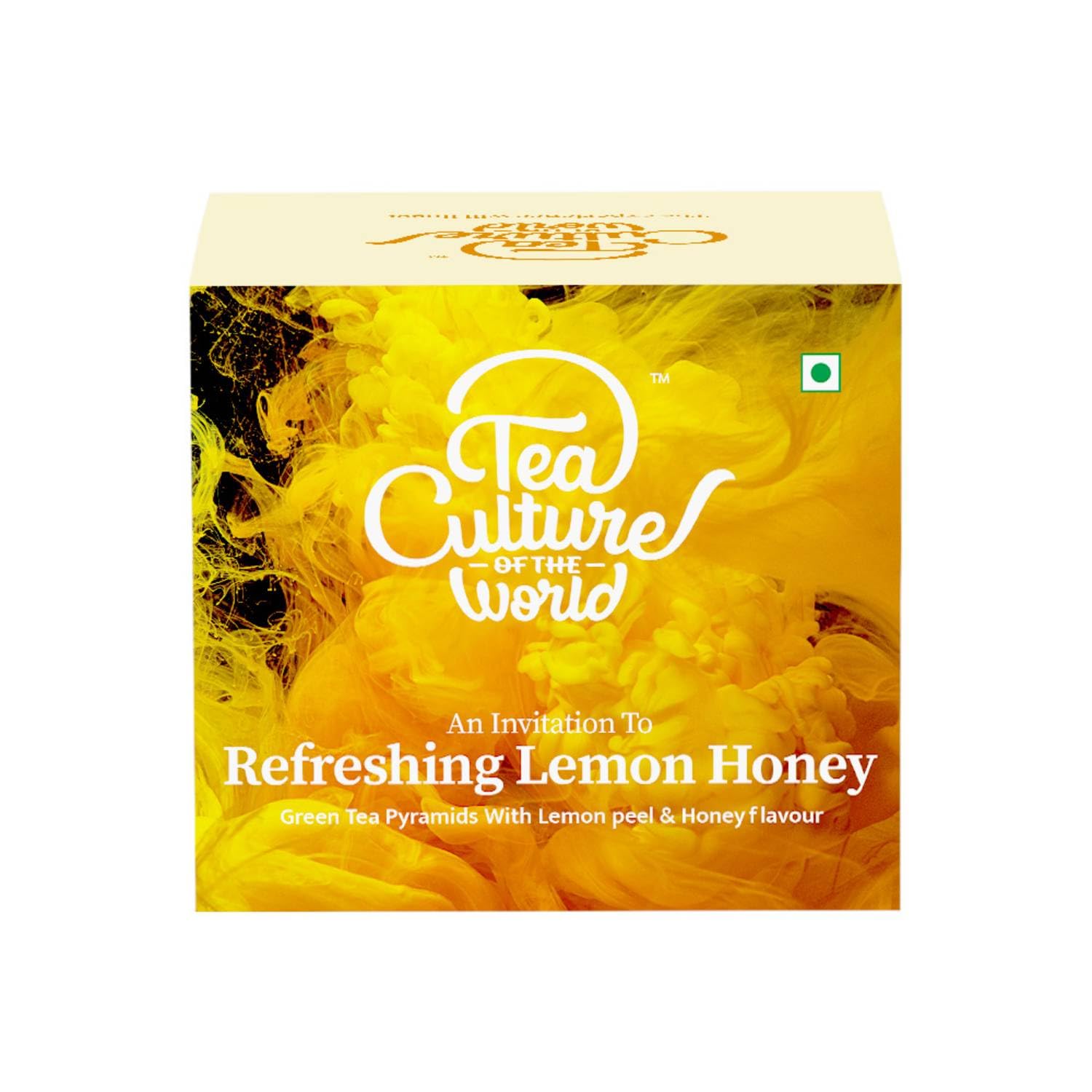 Tea Culture of The World Refreshing Lemon Honey Tea - 20 Tea Bags - Lemon Tea