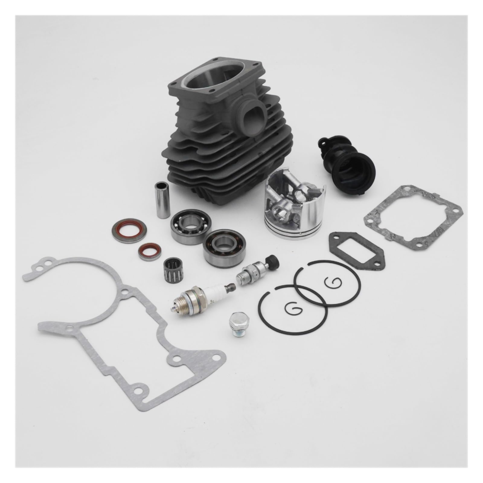 Kit de colector de bujía de sello de aceite de pistón de cilindro de 50mm for piezas de repuesto de motosierra de jardín Stihl 044 MS440