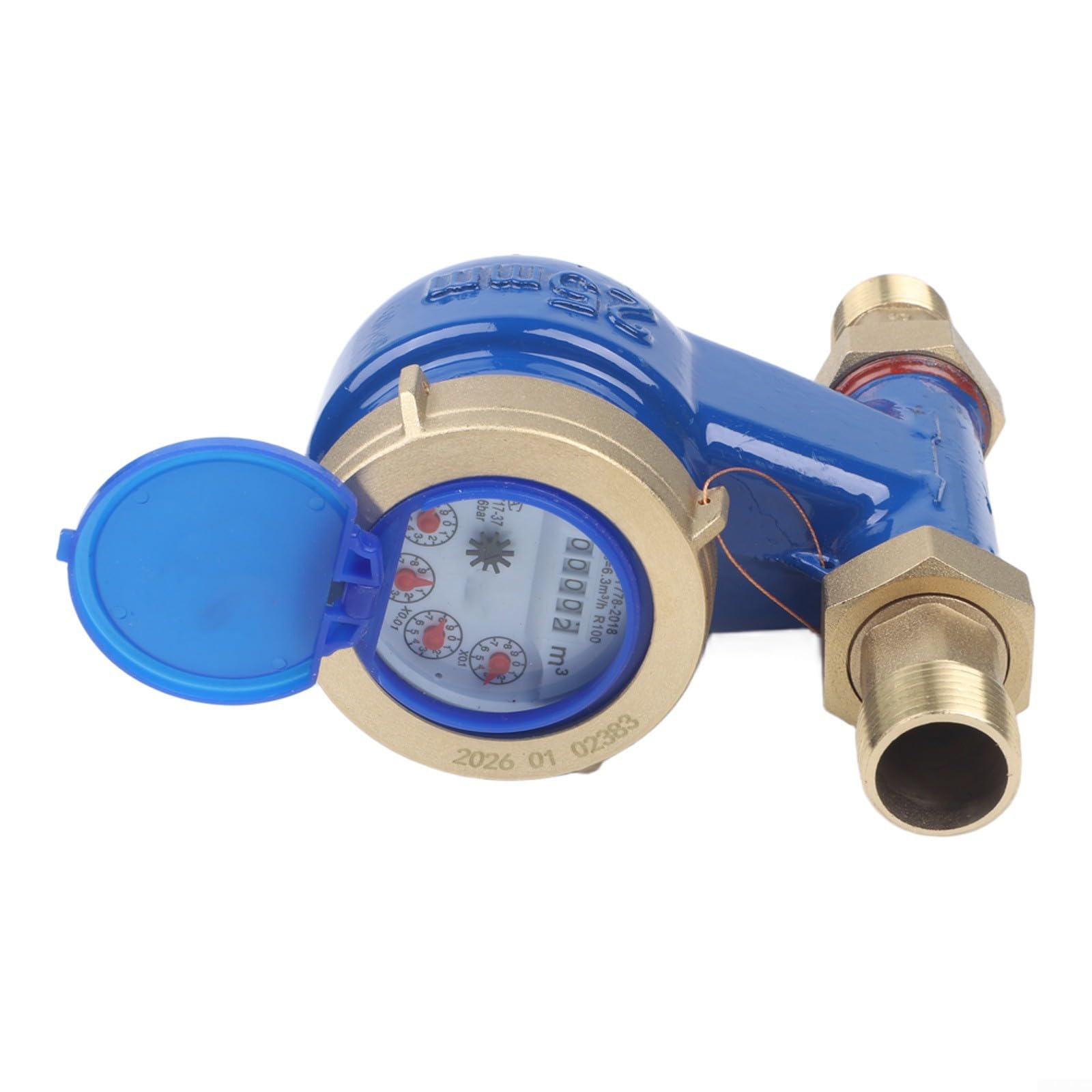 Contador de Agua Vertical DN15 Cobre para preciso Contador de(DN25)