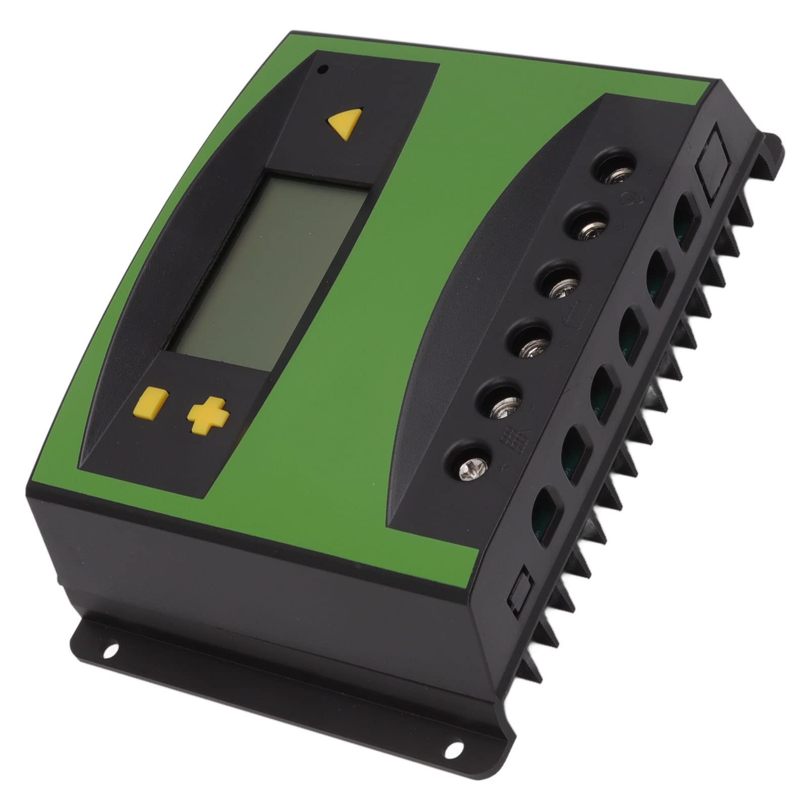 Cocoarm Contrôleur de Charge Solaire, Régulateur de Batterie de Panneau Solaire Intelligent ABS 12 V 24 V 60 A avec écran LCD, Protection de Sortie USB de Charge PWM pour Camping-car, Utilisation
