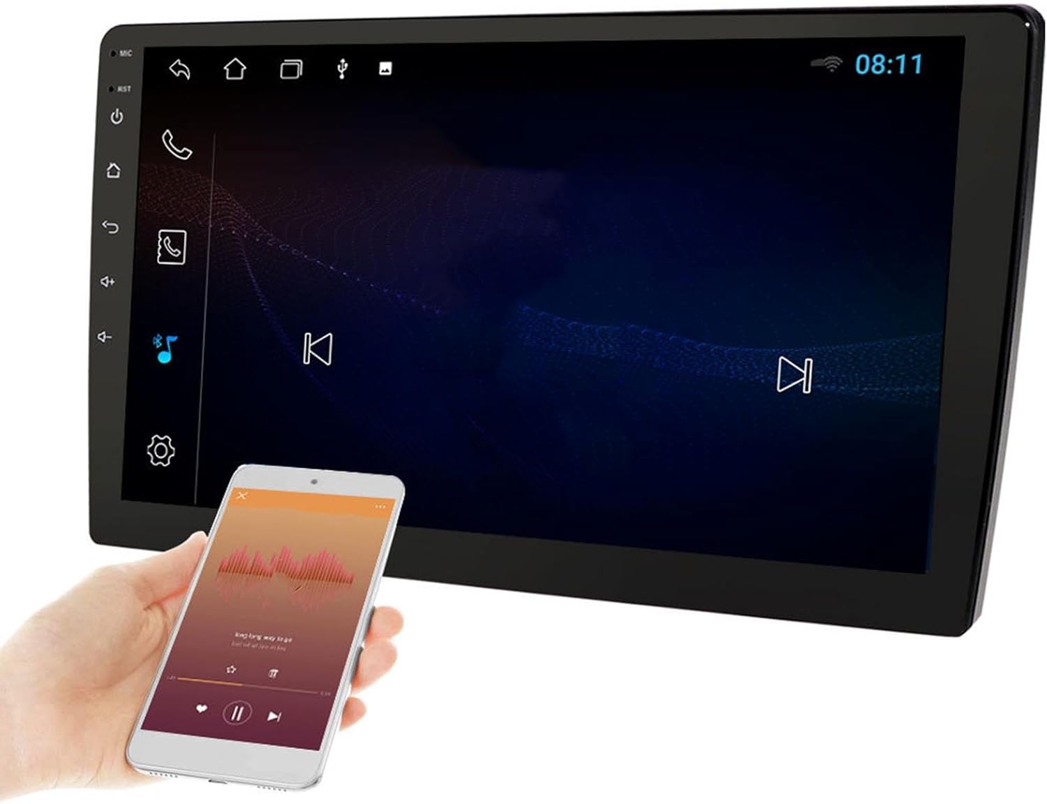 4GB+64GB Android 11 Car Stereo with CarPlay Android Auto, 10.1 Inch