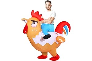 Inflatable Chicken Costume Outfit for Funny Halloween Blow up