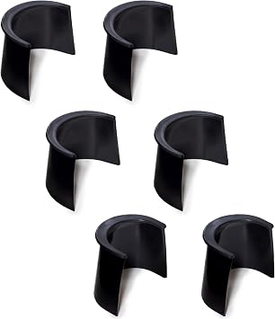 OKKO Billiard Pool Table Rubber Pocket Liners 4" Height, Set of 6
