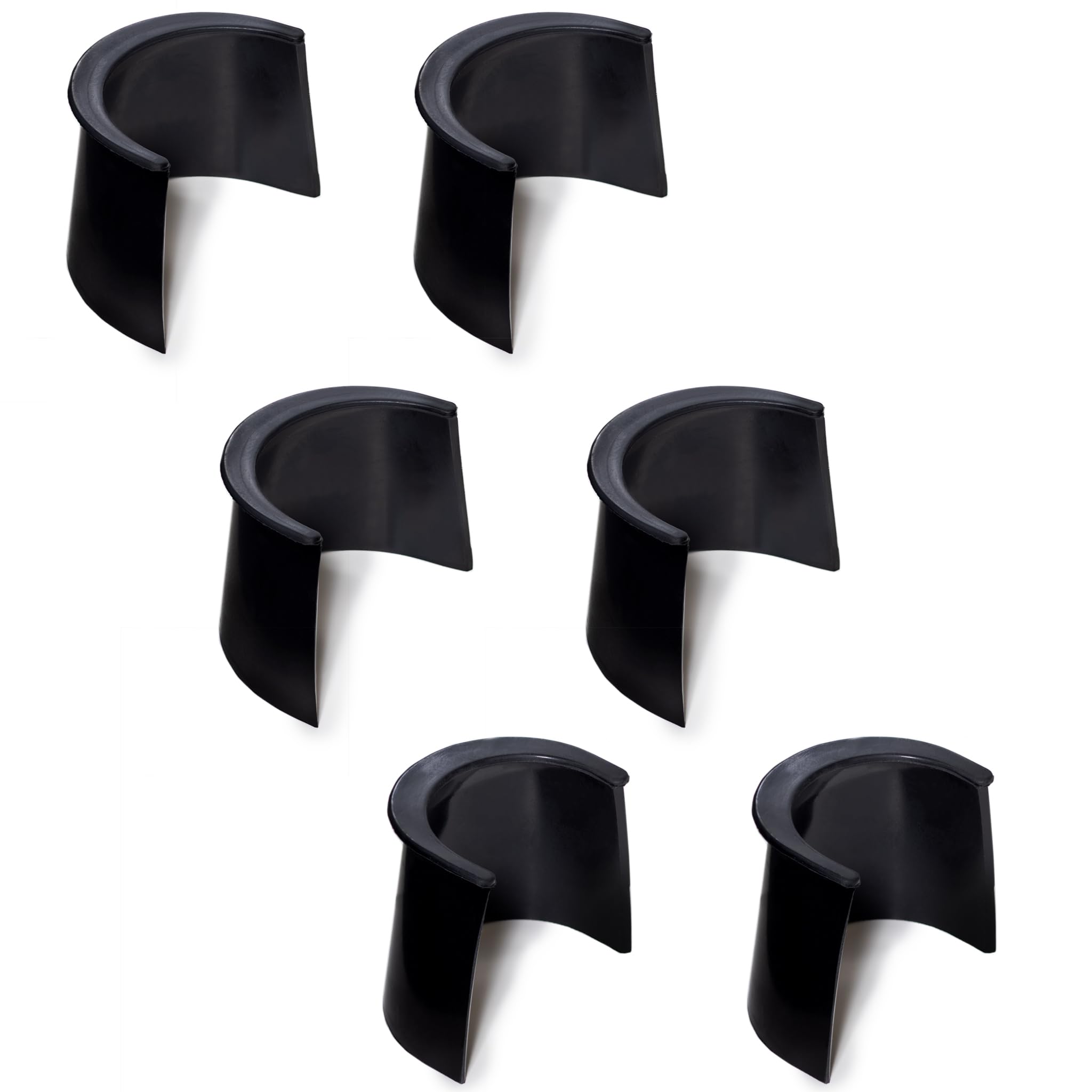 OKKO Billiard Pool Table Rubber Pocket Liners 4" Height, Set of 6