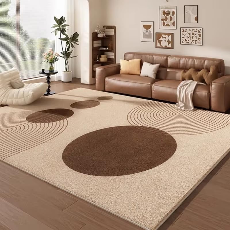 Alfombras retro francés de alta densidad y tacto esponjoso 100x140cm