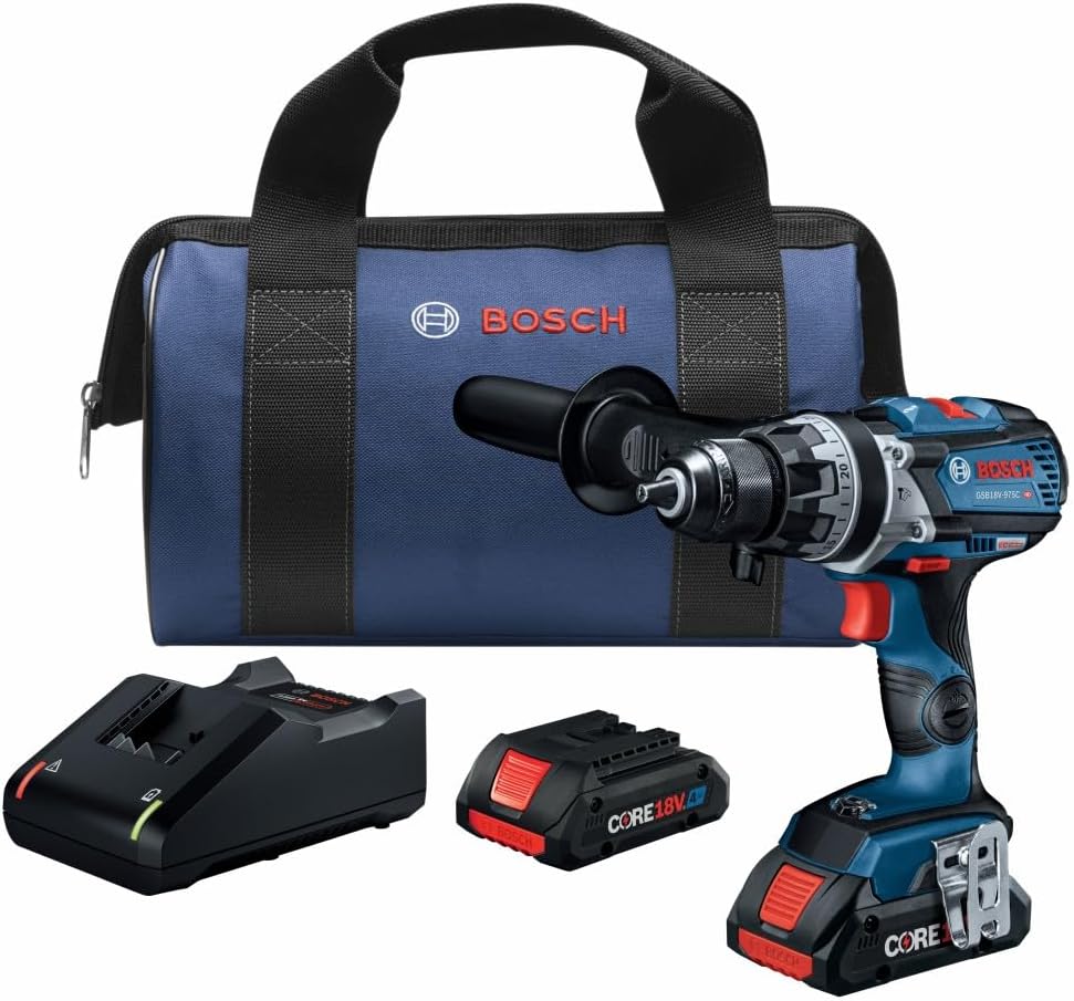 - GSB18V-975CB25 18V Brushless Connected-Ready 1/2 In. Hammer Drill/Driver Kit with (2) CORE18V® 4 Ah Advanced Power Batteries