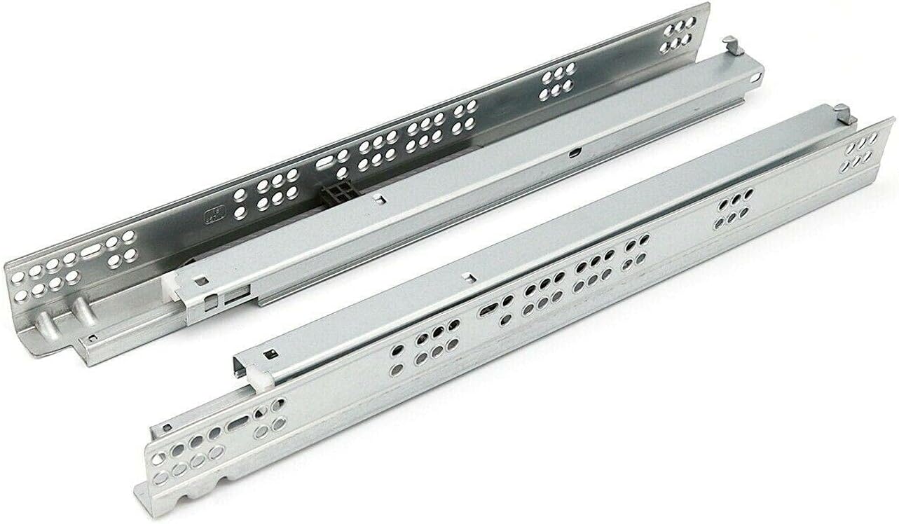 MalyitrolY 6 Pair Full/Ex Ball Bearing Zinc Soft Close Drawer Slide