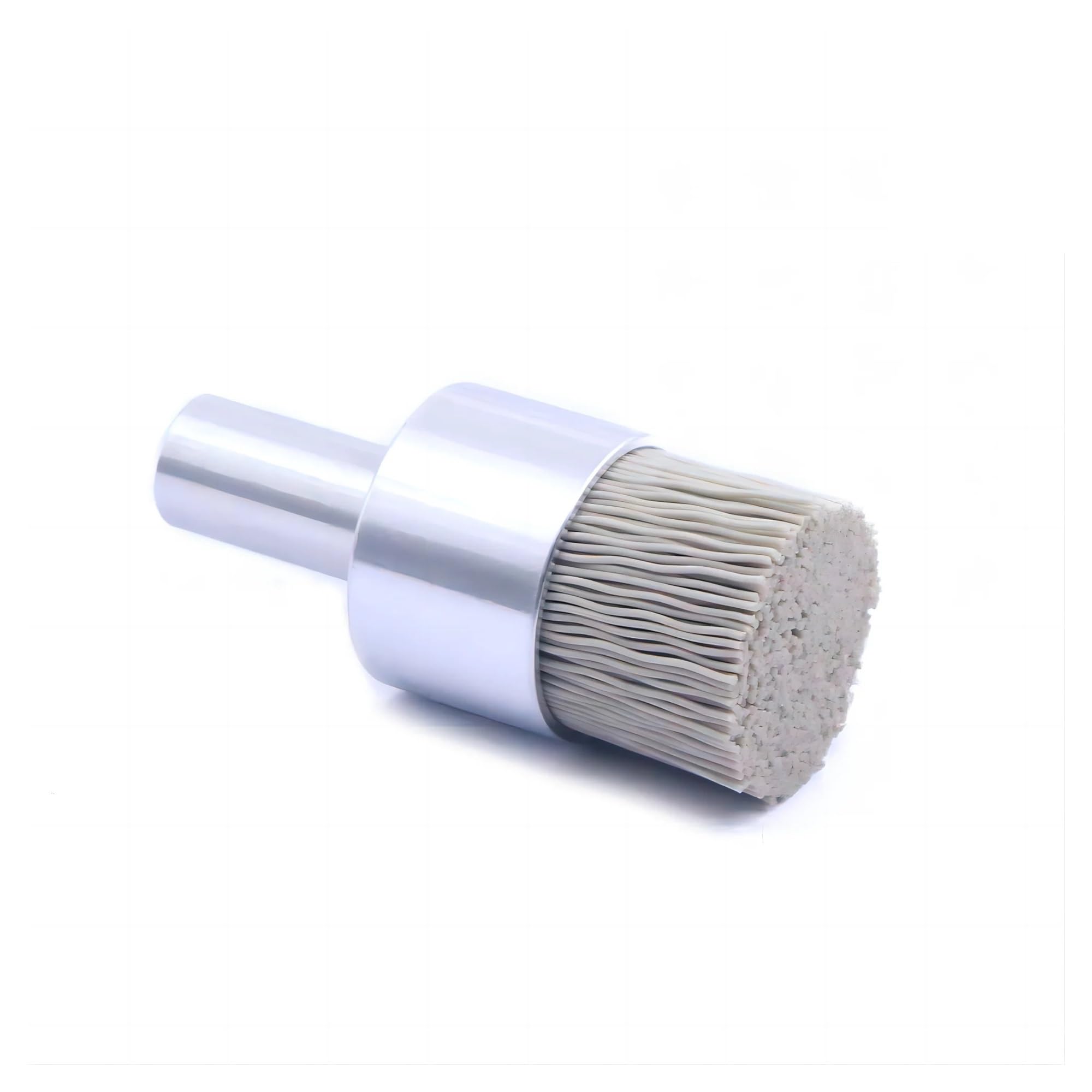 Spazzole metalliche a tazza, Ruota in filo di acciaio al carbonio abrasivoPenna a tazza in nylonSpazzole finaliGrit240-500 4-32mm for trapano CNC31pz(Grit320 Diameter32mm)