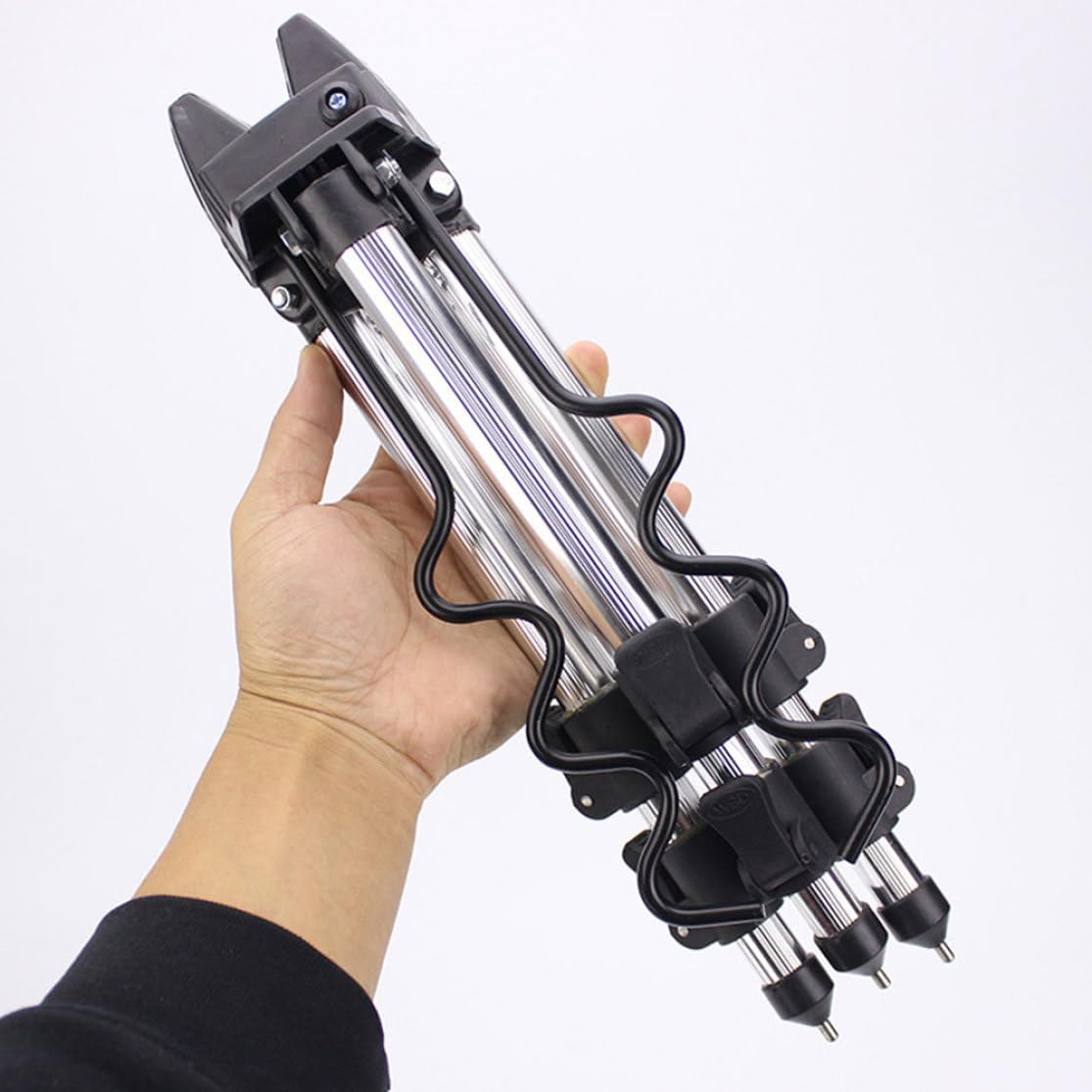 Tripod Rods Stand Fishing Rods Support Multi-Function Tripod Poles Holder Outdoor Telescopic Fishing Stand