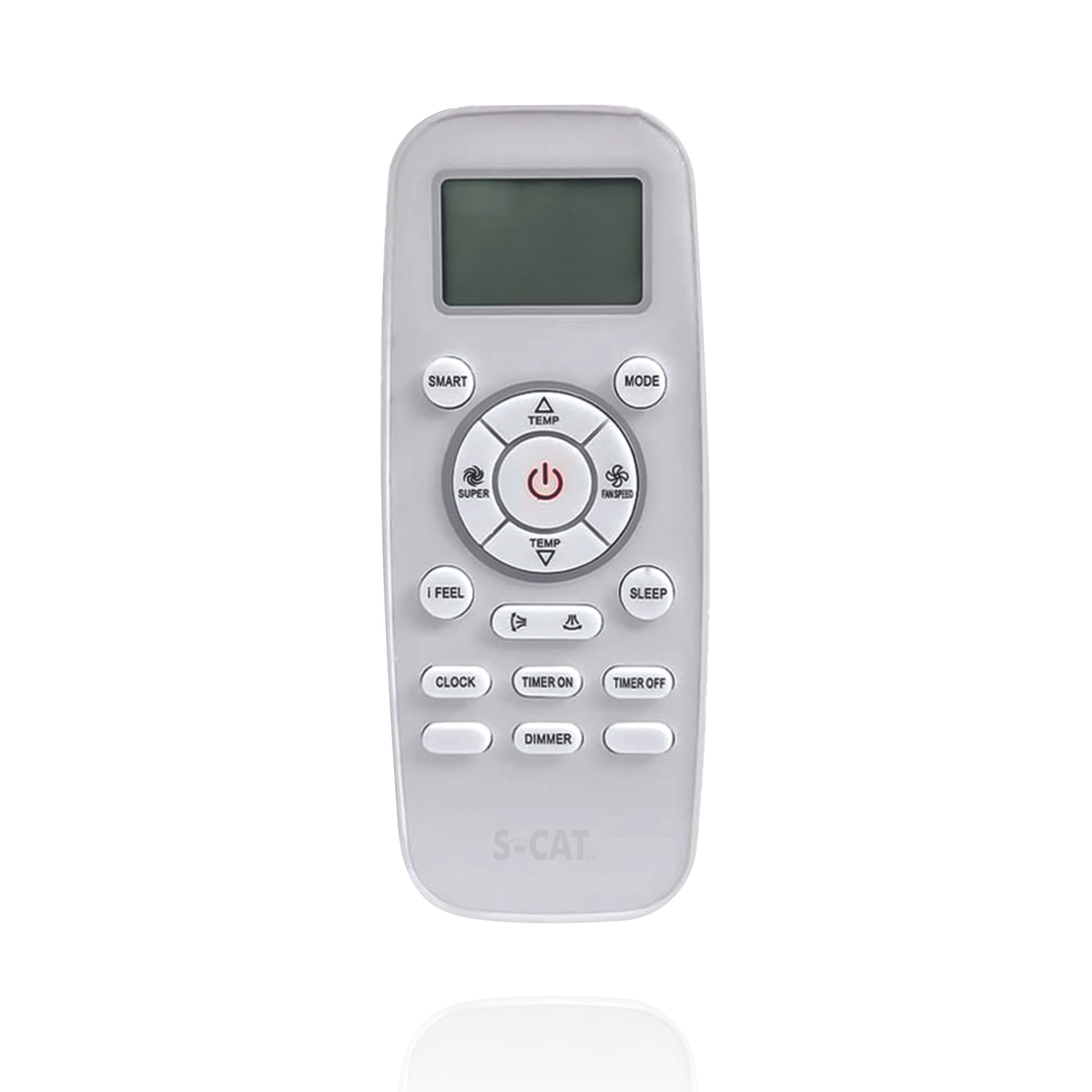 S-CAT Compatible with Blue Star/Hisense/York AC Remote Control Model 197 (No Backlight) Suitable for 1 1.5 2 Ton Split/Window AC (Match Old Remote Exactly, Contact Customer Care for Order)