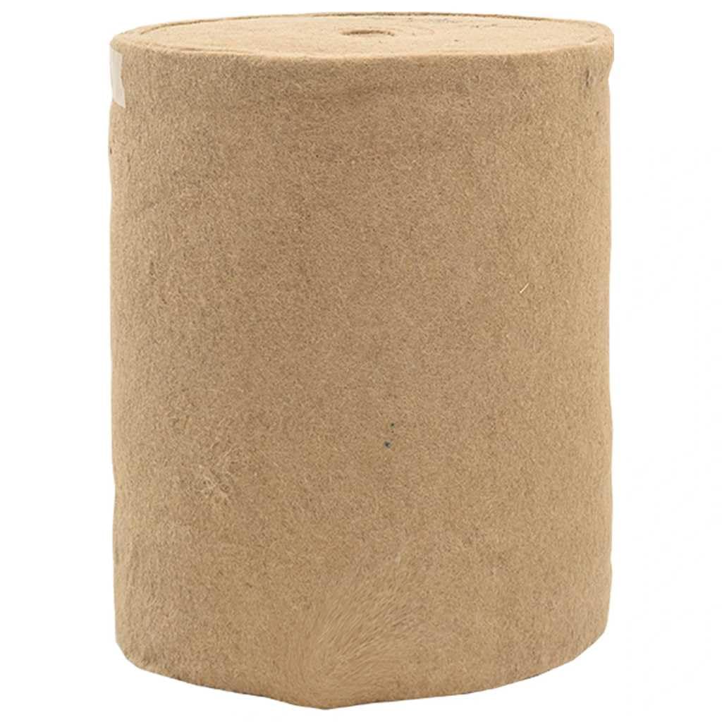 vidaXL Tappetino in Canapa per Roditori 0,5x25 m 5 mm, Tappetino per roditori, stuoia in Fibra di Canapa, Copertura del Terreno della Gabbia per roditori