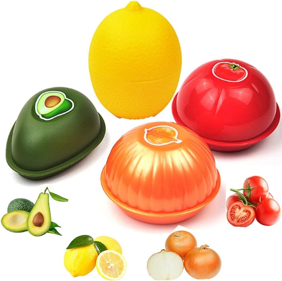 OUKEYI Fruit and Vegetable Storage Containers Reusable