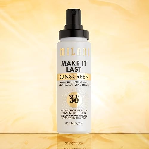 Miniatura 2 de Milani Make It Last Protector solar  Spray de ajuste de protector solar con SPF 30  Primer de maquillaje y spray de ajuste con protector solar