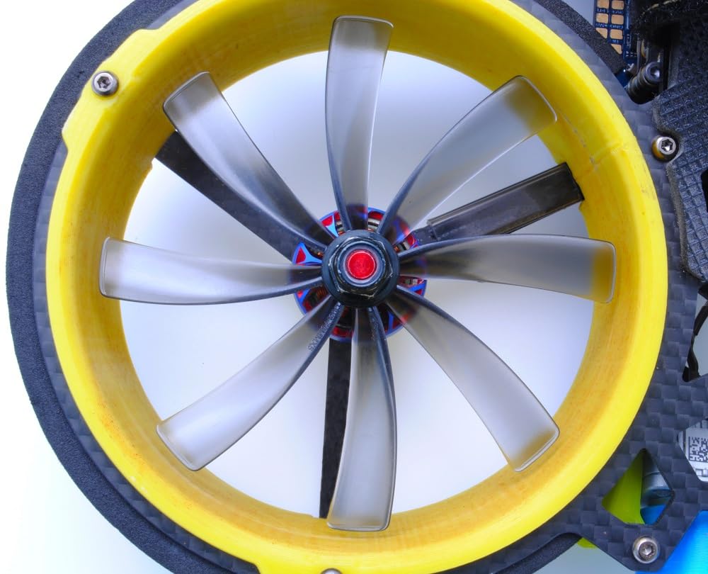 per eliche HQProp 76/89mm X8 3"/3,5" canalizzate per Whoop Ultra silenziose a 8 Pale per droni FPV (2CW+2CCW)
