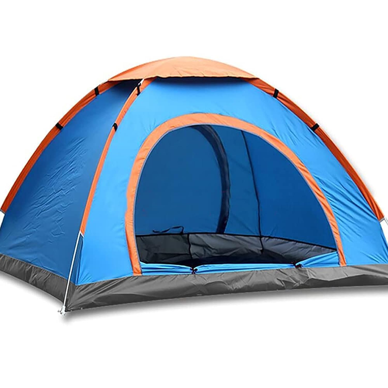Gluckluz Camping Tent 2 4 Person Family Tents Dome Tent Waterproof for Outdoor Sports Travel Beach Picnic Backpacking (Blue)