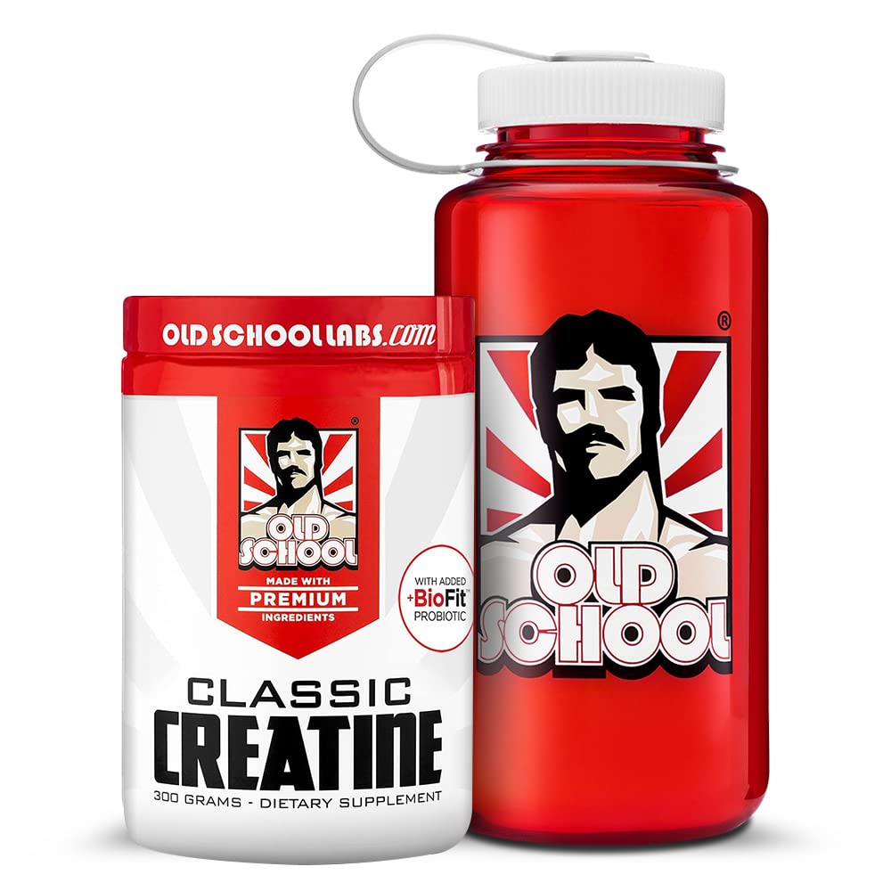 Classic Creatine with BioFit Probiotics & Nalgene Water Bottle